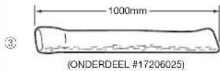 Toyotomi FF55T - Verlengstuk uitlaatleiding (M) ONDERDEEL #17206012 - 5