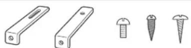 Toyotomi FF55T - STANDARD INSTALLATION PARTS - 1