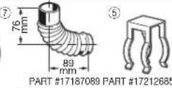 Toyotomi FF55T - Extension Pipe Kit (L) PART #17206013 - 2