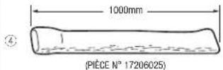 Toyotomi FF55T - kit d'extension du tuyau de rallonge (L) PIÈCE N° 17206013 - 7