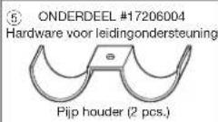 Toyotomi FF55T - Verlengstuk uitlaatleiding (M) ONDERDEEL #17206012 - 4