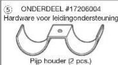 Toyotomi FF55T - Verlengstuk uitlaatleiding (S) ONDERDEEL #17206011 - 4