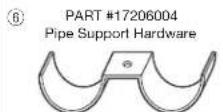 Toyotomi FF55T - Extension Pipe Kit (L) PART #17206013 - 4