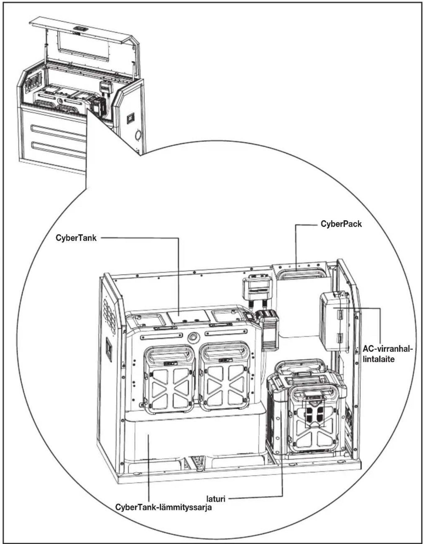 KRESS KAC929.1 - YLEINEN ASETTELU CYBERCABINETIN SISÄLLÄ - 1