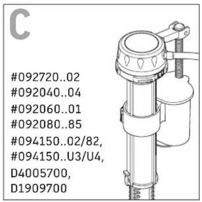 #092720..02 #092040..04 #092060..01 #092080..85 #094150..02/82, #094150..U3/U4, D4005700, D1909700