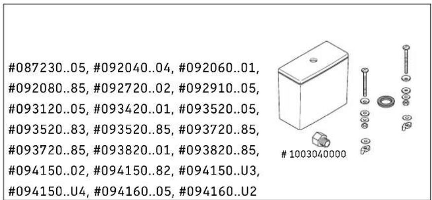 Duravit ME by Starck D4200500 - Delivery contents - 2