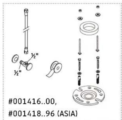 Duravit ME by Starck D4200500 - Accessories (not included) - 2