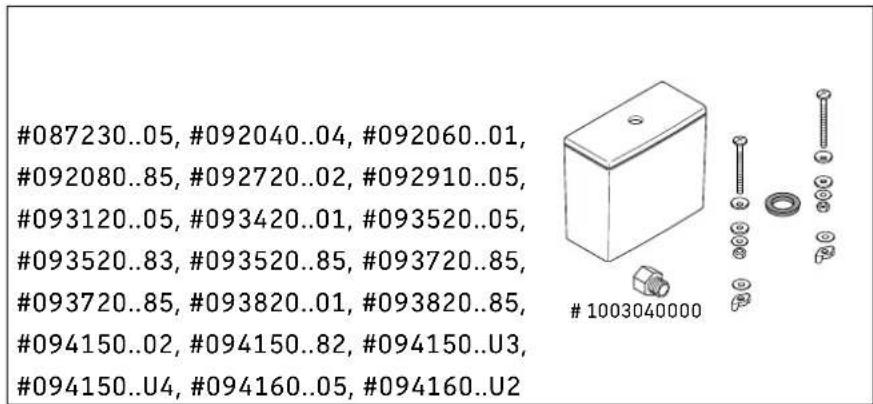Duravit ME by Starck D4200500 - Delivery contents - 2