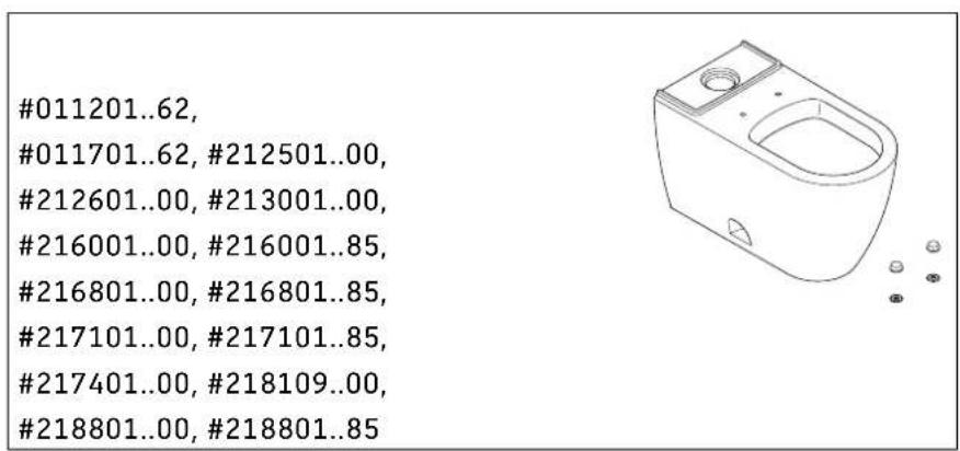 Duravit ME by Starck D4200500 - Delivery contents - 1