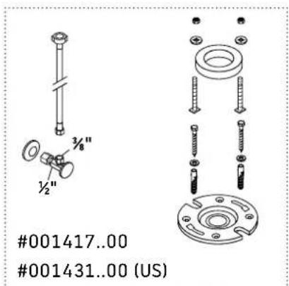 Duravit ME by Starck D4200500 - Accessories (not included) - 1