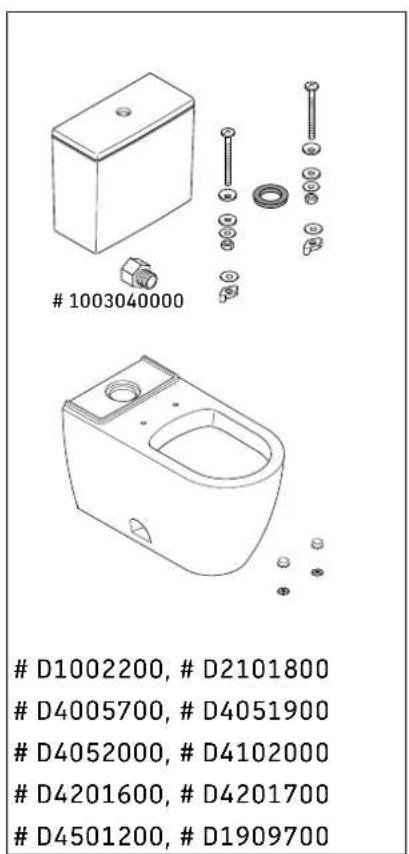 Duravit ME by Starck D4200500 - Delivery contents - 3