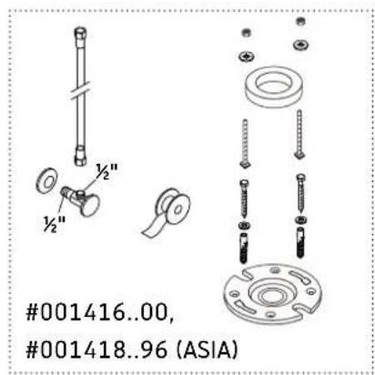 Duravit ME by Starck D4200500 - Accessoires (non compris) - 2