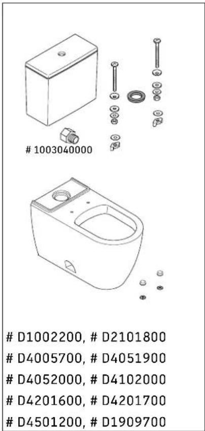 Duravit ME by Starck D4200500 - Delivery contents - 3