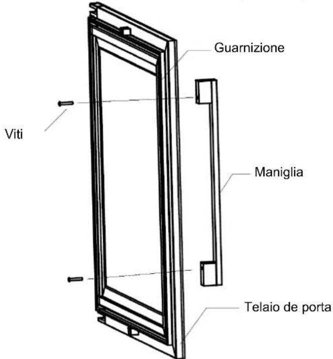 AVINTAGE AVI60F2FV - Montaggio della maniglia - 1