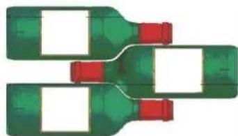 AVINTAGE AVU53PREMIUM - Methods om flessen kruiselings neer te leggen: - 2