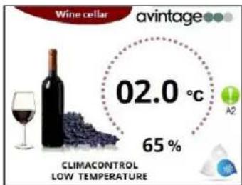 AVINTAGE DIVA305 - Low temperature alarm: - 1