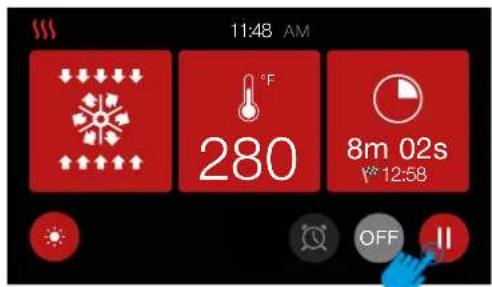 ILVE OV30PMT3 - Display TFT touch - Processus de cuisson - 5