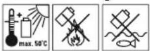 PARKSIDE PWSA 20Li F4 - ATTENTION ! RISQUE D'EXPLOSION ! Ne rechargez jamais des piles non rechargeables. - 1