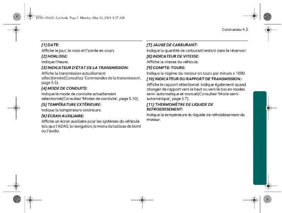 Aston Martin DBX707 (2025) - Commandes - 4