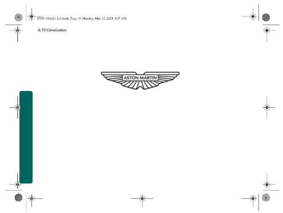 Aston Martin DBX707 (2025) - onseils d'utilisation de la climatisation - 177