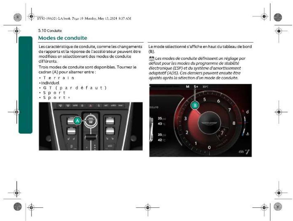 Aston Martin DBX707 (2025) - Mode semi-automatique - 8