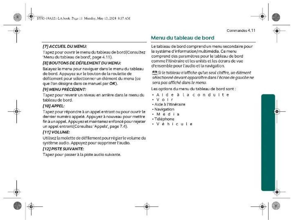 Aston Martin DBX707 (2025) - Commandes - 66