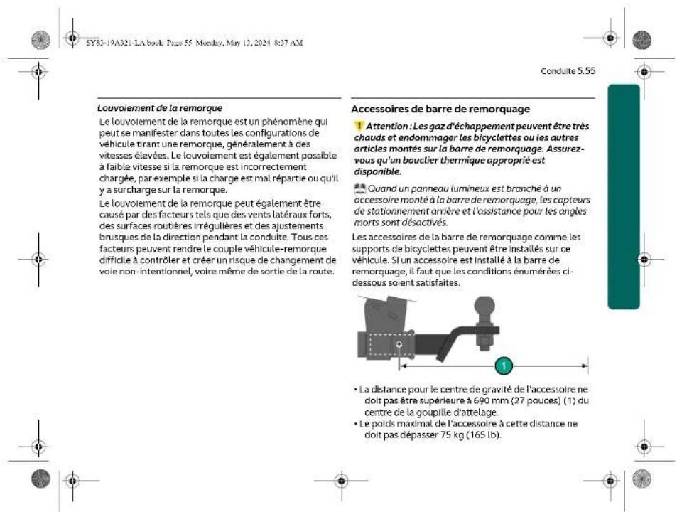 Aston Martin DBX707 (2025) - Système anti-louvoiement de remorque (TSM) - 14