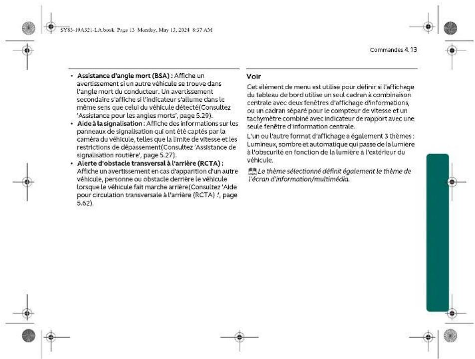 Aston Martin DBX707 (2025) - Commandes - 376