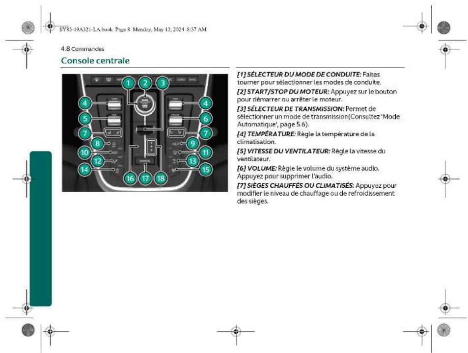Aston Martin DBX707 (2025) - Commandes - 58