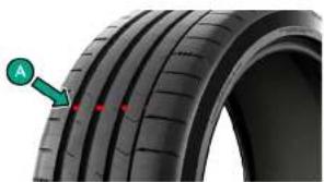 Aston Martin DBX707 (2025) - Marques d'usure de la bande de roulement - 1