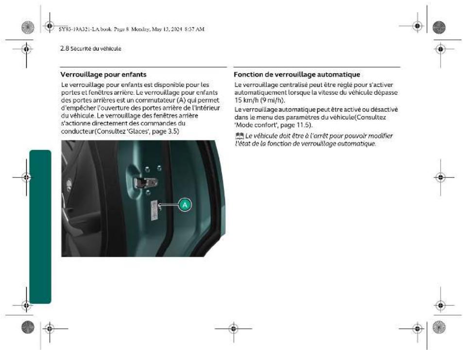 Aston Martin DBX707 (2025) - Commutateurs de verrouillage intérieurs - 10