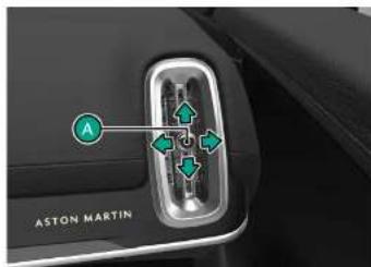 Aston Martin DBX707 (2025) - Réglage des bouches d'air - 1