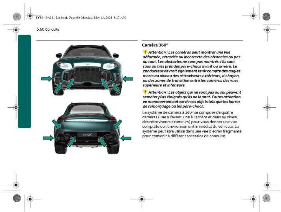 Aston Martin DBX707 (2025) - Contrôle de distance du stationnement - 20