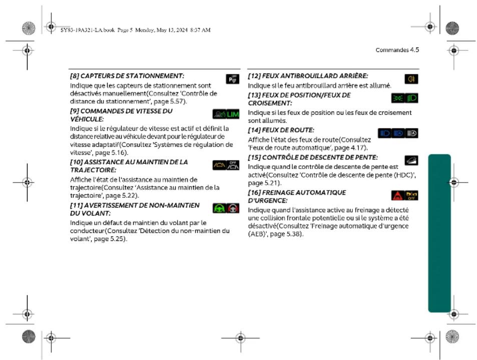 Aston Martin DBX707 (2025) - Commandes - 6