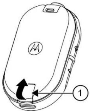 MOTOROLA CLP446e - Sekil 5: Pili Çikarilmasi - 1
