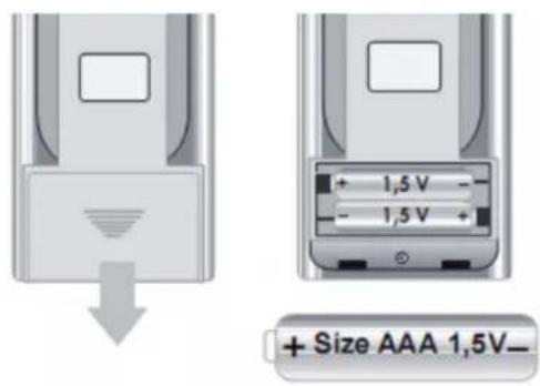 Livn Tromvik 7 - Remplacement des piles de la télécommande - 1