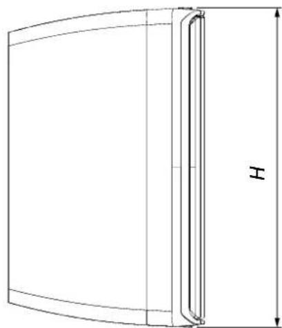 DB Technologies IS3TTRF - DIMENSIONS AND WEIGHT - 2