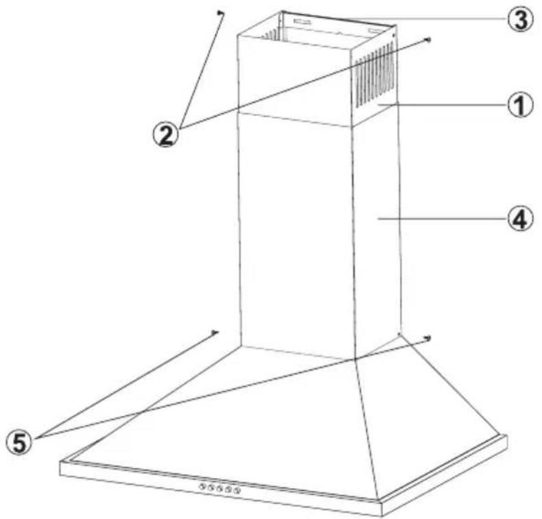 LEISURE H901PK - Installation scheme and parts - 2