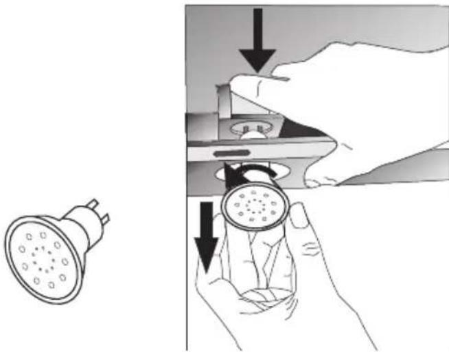 LEISURE H901PK - Replacement of LED Lamp - 1