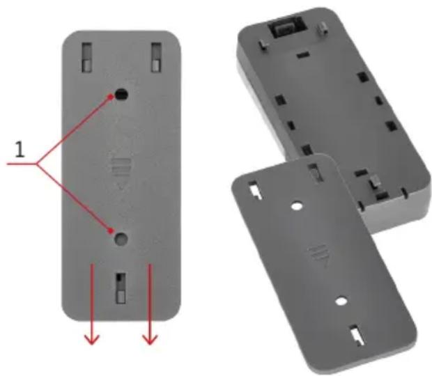 Emos P5735SS - Montaje del interruptor del timbre (emisor) - 1
