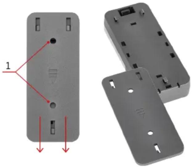 Emos P5735SS - Instalarea butonului soneriei (emițătorului) - 1