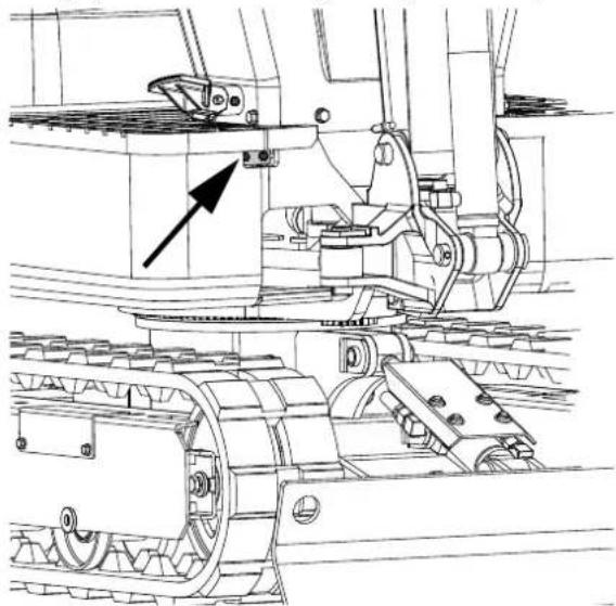 SCHEPPACH EXC815 - Lubricating the swivel bearing - 1