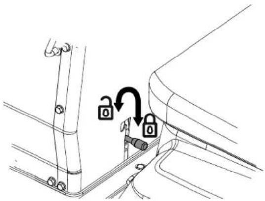SCHEPPACH EXC815 - Boulon d'arrêt de pivotement - 1