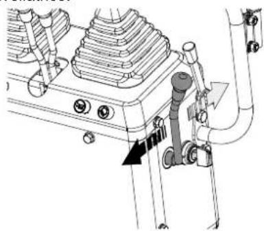 SCHEPPACH EXC815 - Azionamento della lama livellatrice - 1