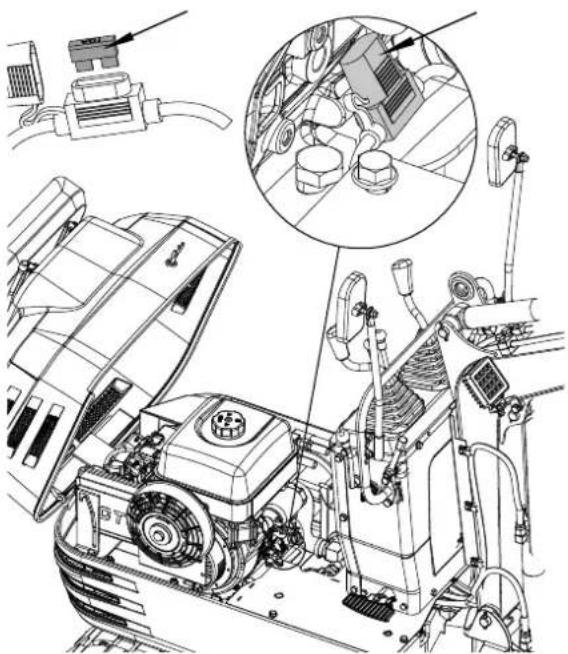 SCHEPPACH EXC815 - Sostituzione dei fusibili - 1