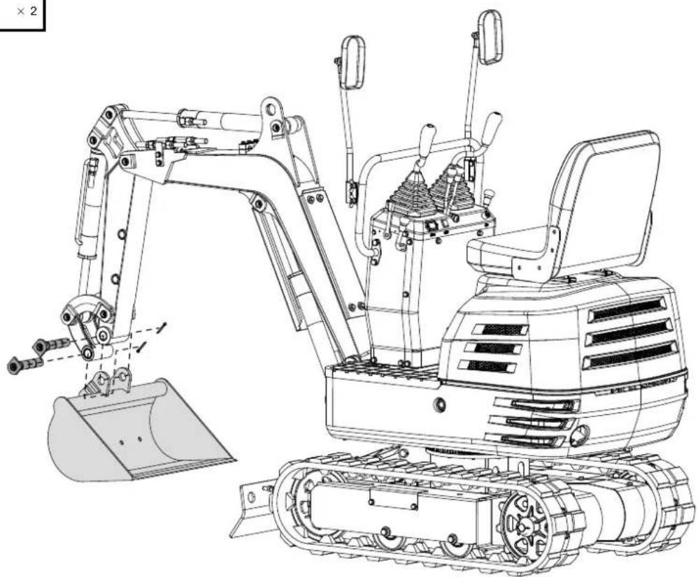 SCHEPPACH EXC815 - Böschungslöffel 7915001703 (SEPARAT ERHÄLTLICH) - 3