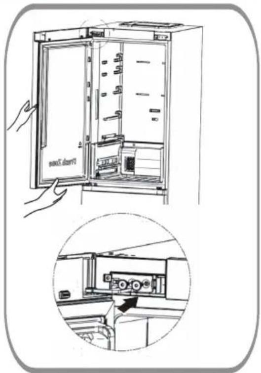 HISENSE RB3K330SAFC - Inversez la porte - 7