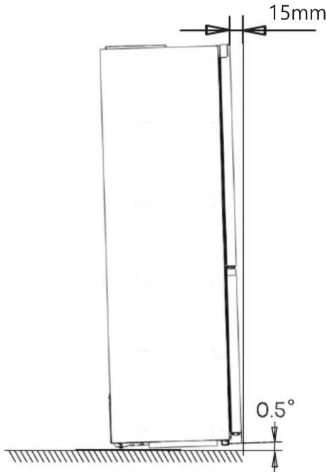 HISENSE RB3K330SAFC - Leveling of appliance - 1