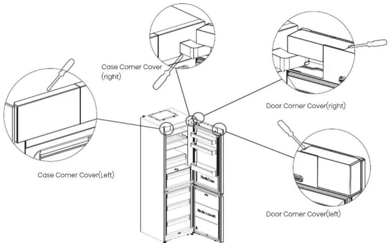 HISENSE RB3K330SAFC - Reverse the door - 1
