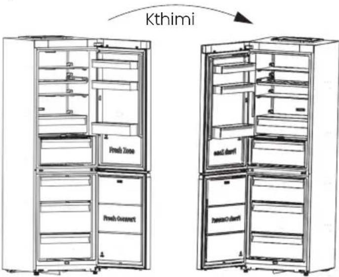 HISENSE RB3K330SAFC - Kthimi i derës - 1